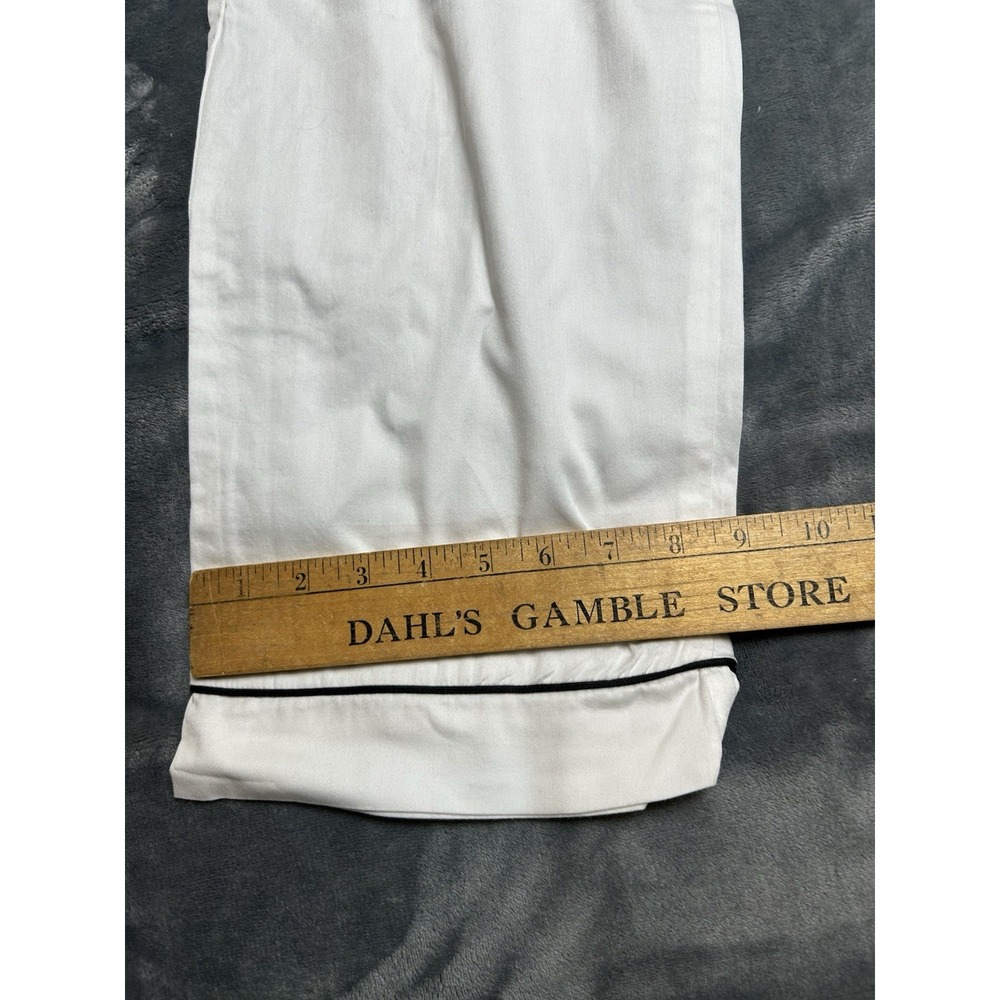 Bedhead Pajama Set Medium Organic Cotton Mr Set White - Picture 3 of 15